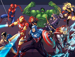 Смотреть онлайн Мультфильмы по комиксам Marvel Comics